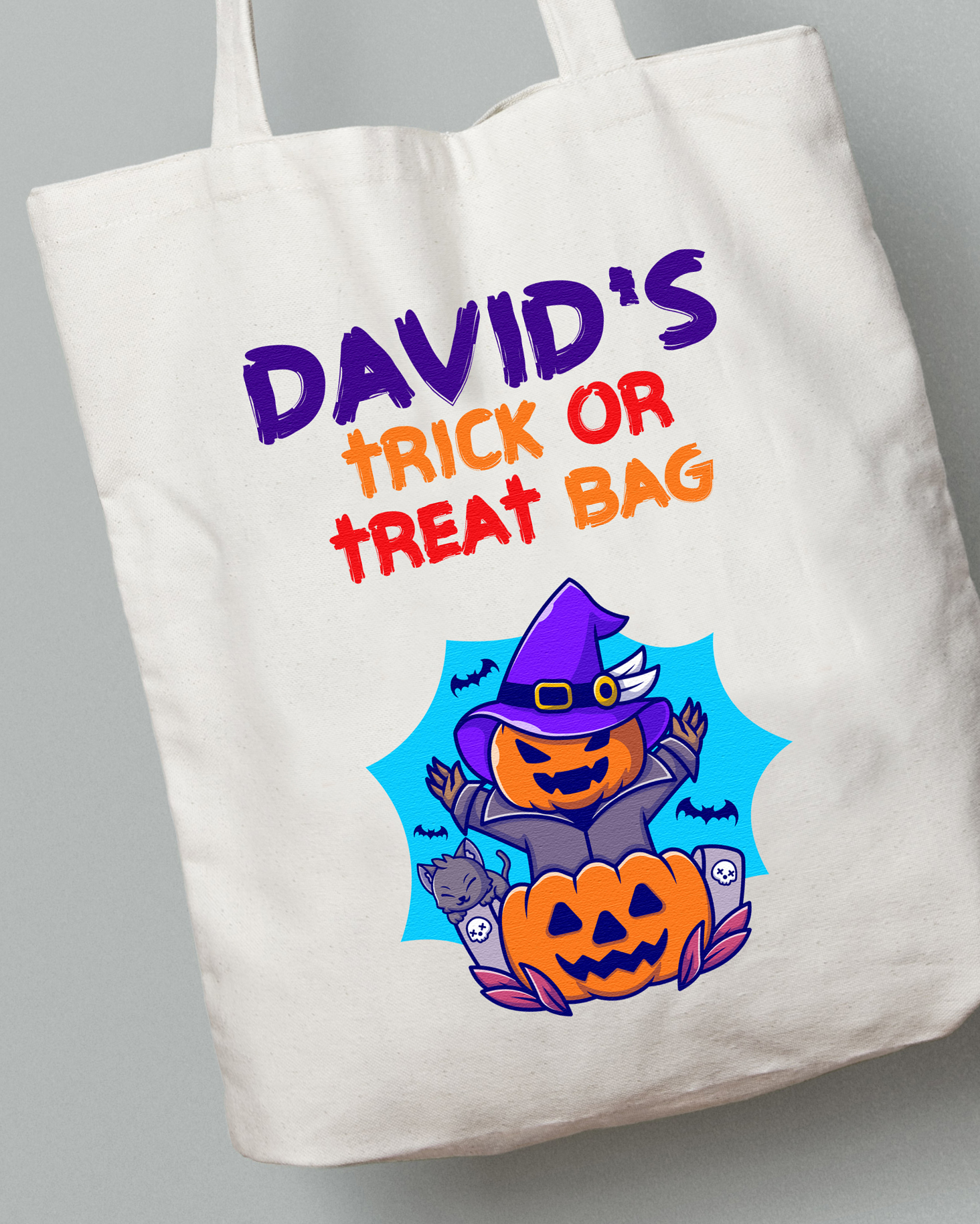 Tote bag – Haunted pumpkin (001) • OVP Printing